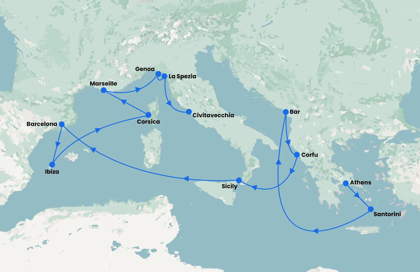 Athens stay and Mediterranean Cruise with Sun Princess for 16 Nights